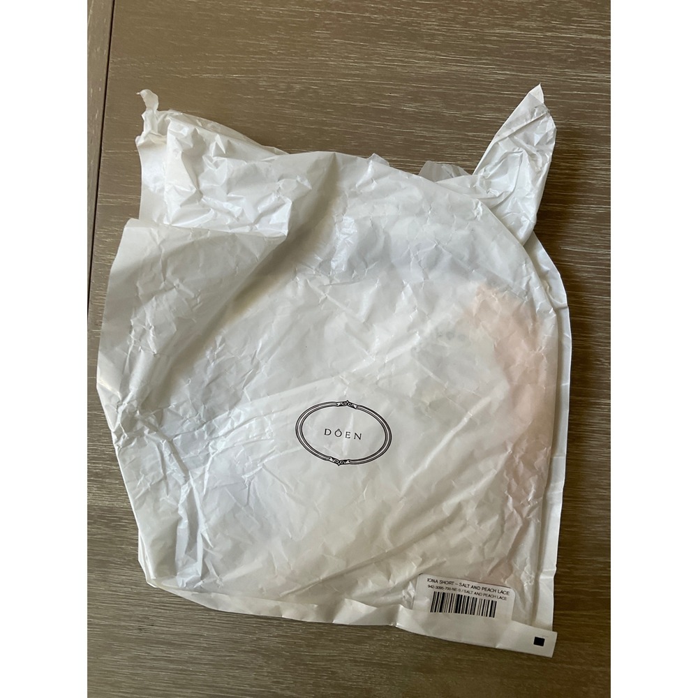 DOEN Iona Short Salt and Peach Lace Small New With Tags - Picture 4 of 6